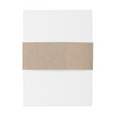 クラフト紙スクリプト |結婚式招待状ベリーバンド 招待状ベリーバンド (裏面例)