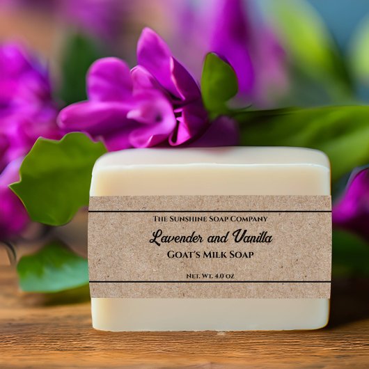 クラフト紙スタイルソープベリーバンド 招待状ベリーバンド