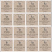 クラフト紙スタイルヤギのミルクリップバーム管ラベル シール (正面)