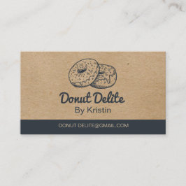 クラフト紙ドーナツ名刺 名刺