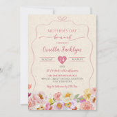 クラフト紙マザーズデイブランチ 招待状 (正面)