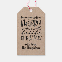 クラフト紙メリークリスマスギフトラベル ギフトタグ