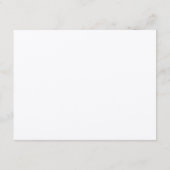 クラフト紙モダンスクリプト結婚式 エンクロージャーカード (裏面)