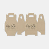 クラフト紙レッツトーク実在エステートリアルティ フェイバーボックス (折り畳みなし)