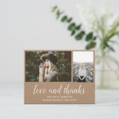 クラフト紙大学院愛と感謝してい | 2枚 案内ポストカード (スタンド正面)