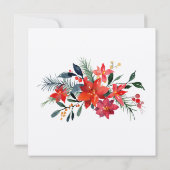 クラフト紙水の色のリースから私たちの新しいホーム カード (裏面)