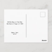 クラフト紙水の色のリースから私たちの新しいホーム ポストカード (裏面)