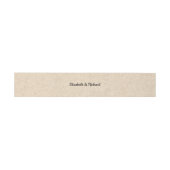 クラフト紙素朴結婚式招待状ベリーバンド 招待状ベリーバンド (フラット)