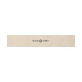 クラフト紙素朴結婚式招待状ベリーバンド 招待状ベリーバンド (フラット)