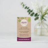 クラフト紙自然名刺 名刺 (スタンド正面)