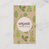 クラフト紙自然名刺 名刺 (裏面)