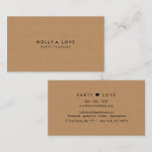 クラフト紙#カスタマイズ可能な2% pipe%ののどの紙の質| 名刺 (正面/裏面)