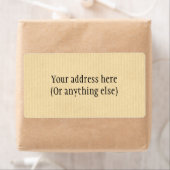 クラフト紙 ラベル (インサイチュ)