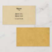 クラフト紙 名刺 (正面/裏面)