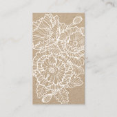 クラフト紙 名刺 (正面)