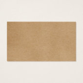 クラフト素朴ありがとうショッピングカード (裏面)