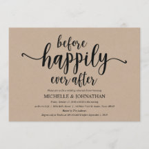 クラフト素朴のリハ結婚ーサルディナー招待状