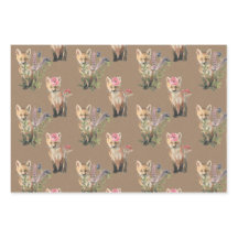 クラフト素朴ウッドランドベビーアニマルズキツネベアーウルフ