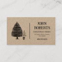 クラフト素朴クリスマスツリー