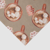 クラフト素朴ココアとクッキー 薄葉紙 (詳細)