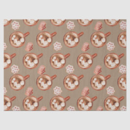 クラフト素朴ココアとクッキー 薄葉紙