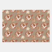 クラフト素朴コージーなホットココアとクッキー ラッピングペーパーシート (正面2)