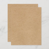 クラフト素朴シンプルボホスタイリッシュー (正面/裏面)