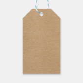 クラフト素朴シンプルボホスタイリッシュー ギフトタグ (裏面)