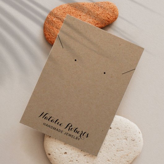 クラフト素朴ジュエリーイヤリングネックレスディスプレイ