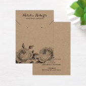 クラフト素朴ジュエリーネックレスフローラ表示 (デスク)