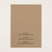 クラフト素朴ジュエリーネックレスフローラ表示 (裏面)