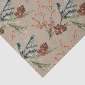 クラフト素朴ジュニパーパインコーンイレックスベリー 薄葉紙 (詳細)