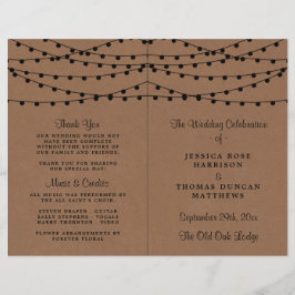 クラフト素朴ストリングライツ結婚コレクション