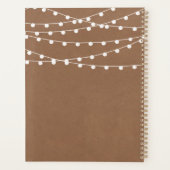 クラフト素朴ストリングライツ結婚コレクション プランナー手帳 (裏面)