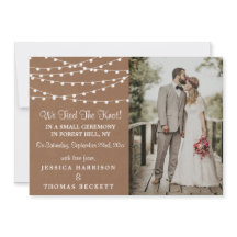 クラフト素朴ストリングライツ結婚コレクション