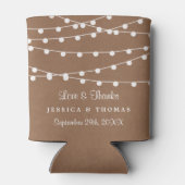 クラフト素朴ストリングライツ結婚コレクション 缶クーラー (裏面)