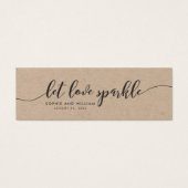 クラフト素朴スリラックスプリッ結婚トの輝きを愛する (正面)