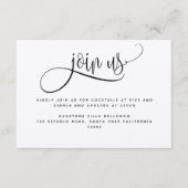 クラフト素朴ズ結婚・ジョイン披露宴 エンクロージャーカード (正面)