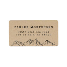 クラフト素朴ハンド引き山