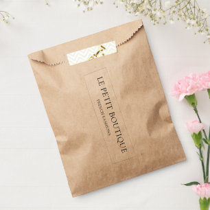 クラフト素朴ビジネスネームブティックプロフェッショナル フェイバーバッグ