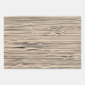 クラフト素朴ファームハウスホリデーラッピング紙 ラッピングペーパーシート (正面3)