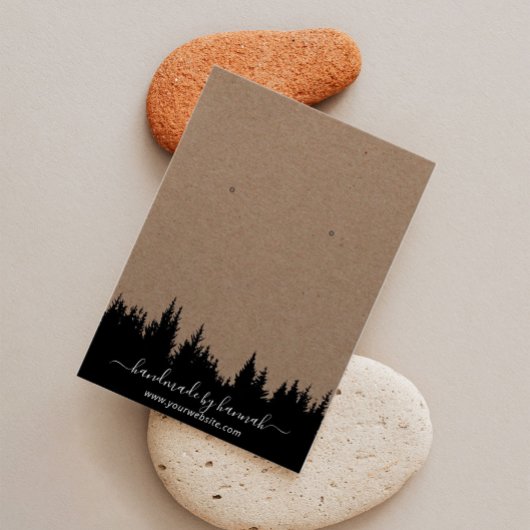 クラフト素朴フォレスト手作りイヤリングディスプレイ