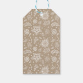 クラフト素朴フローラハッピーイースターギフトラベル ギフトタグ (裏面)