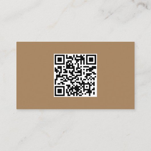 クラフト素朴メモダンタルスタイリッシュ建築 名刺 (裏面)