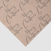 クラフト素朴メリークリスマススクリプト 薄葉紙 (詳細)