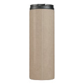 クラフト素朴ロゴ |ビジネスのミニマリスト タンブラー (裏面)