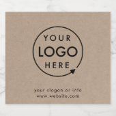 クラフト素朴ロゴ |ビジネス企業のモダン ビールラベル (シングルラベル)