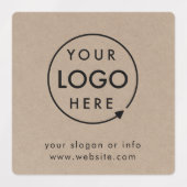 クラフト素朴ロゴ |ビジネス企業のモダン ラベル (デザイン2)