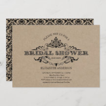 クラフト素朴ヴィンテージフレームブライダルシャワー