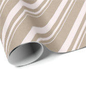 クラフト素朴ヴィンテージホワストライプイト ラッピングペーパー (ロールコーナー)